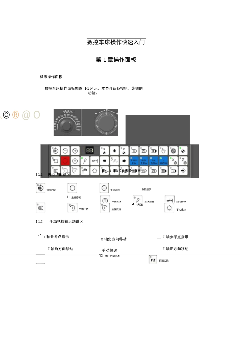 FANUC车床操作说明_第1页