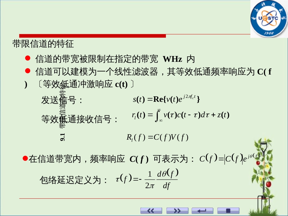 -带限信道的信号设计课件_第2页