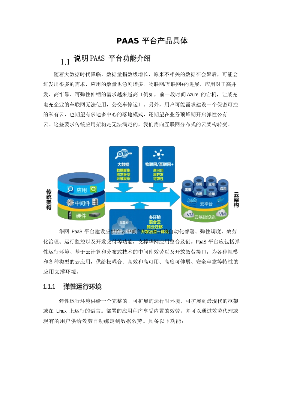 PAAS平台产品功能说明_第1页