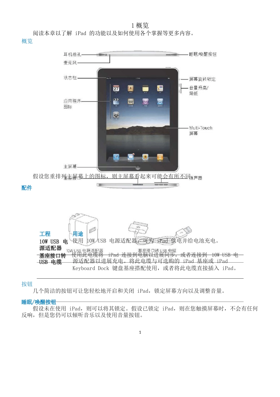 iPad使用手册简体中文版1章0章_第3页