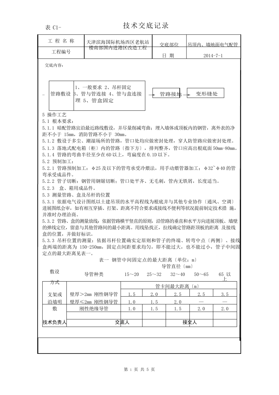 JDG电线管施工技术交底_第2页