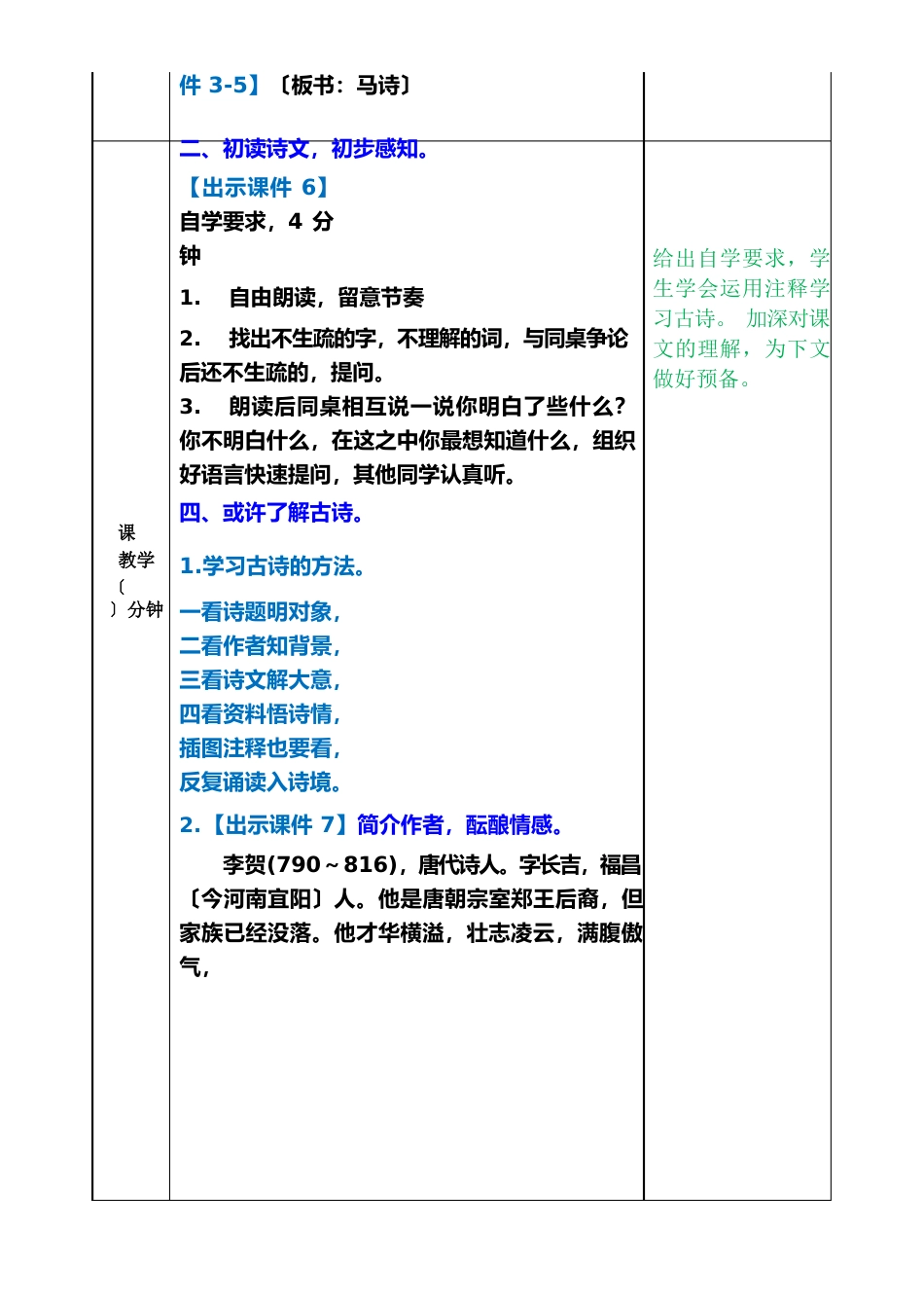 10、古诗三首《马诗》《石灰吟》《竹石》教案_第2页