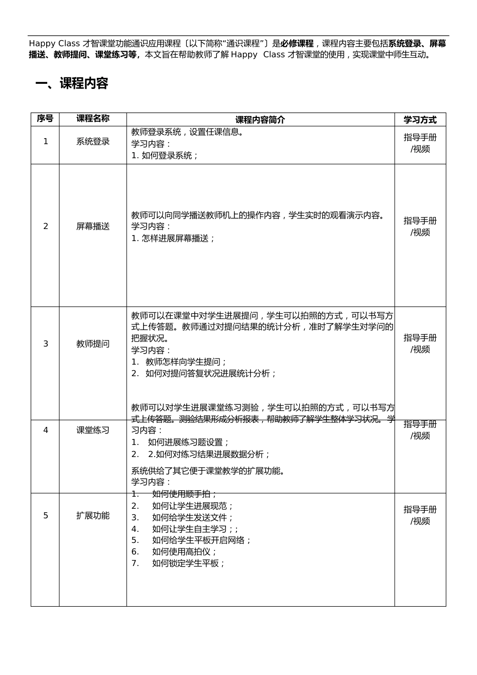 HappyClass智慧课堂操作指南_第3页