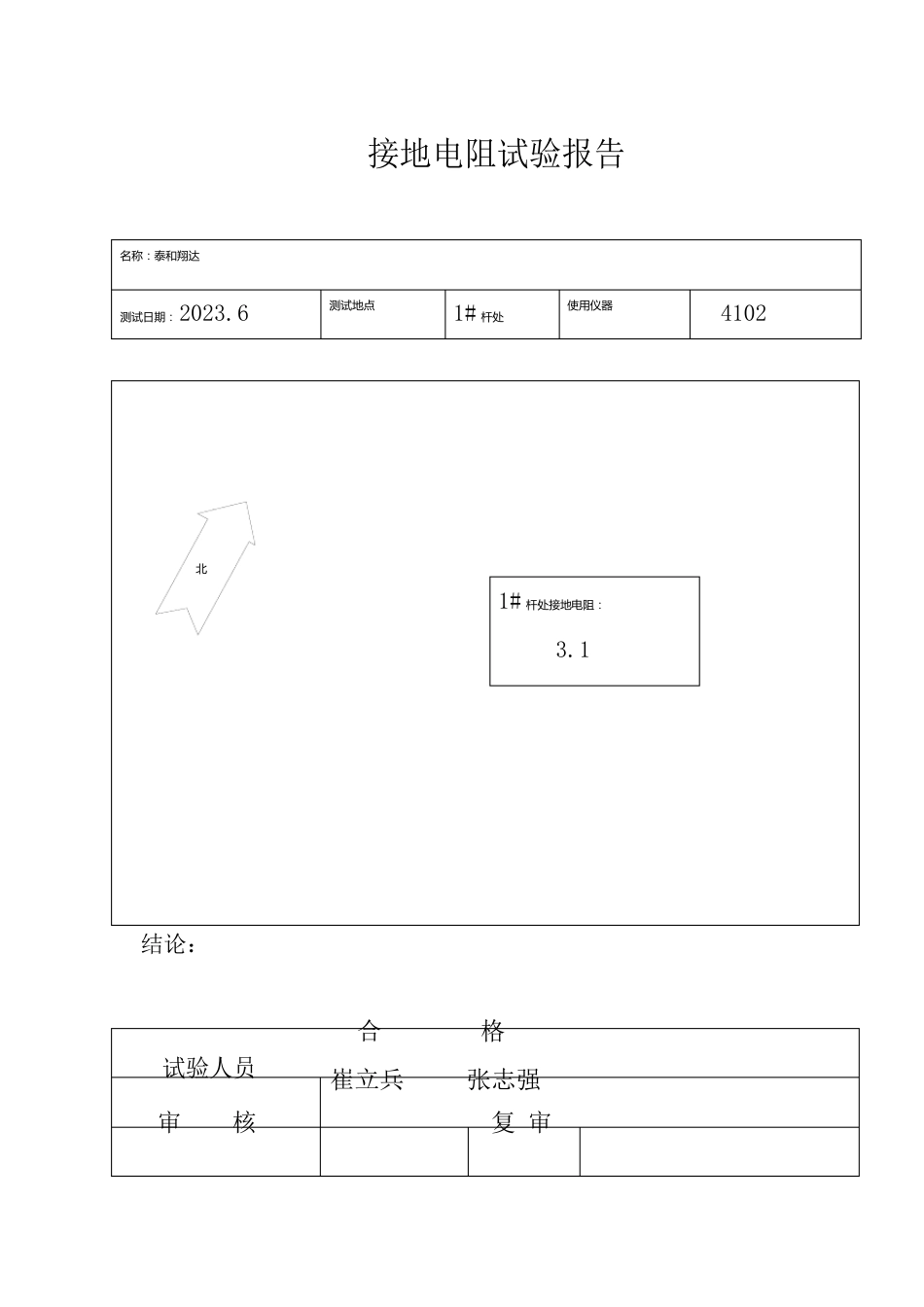 10kv电气设备高压试验报告_第3页