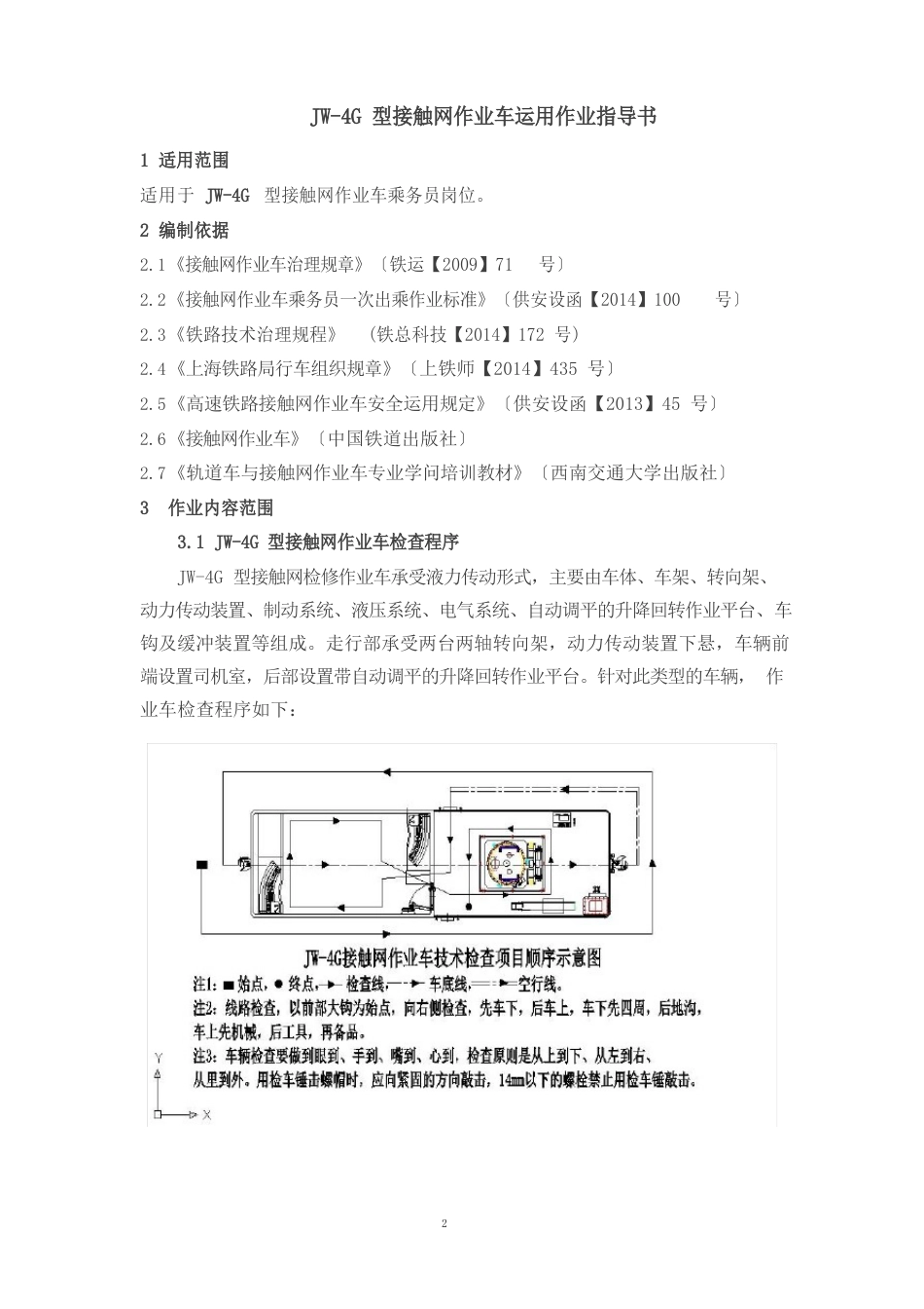 JW-4G型接触网作业车运用作业指导书剖析_第3页