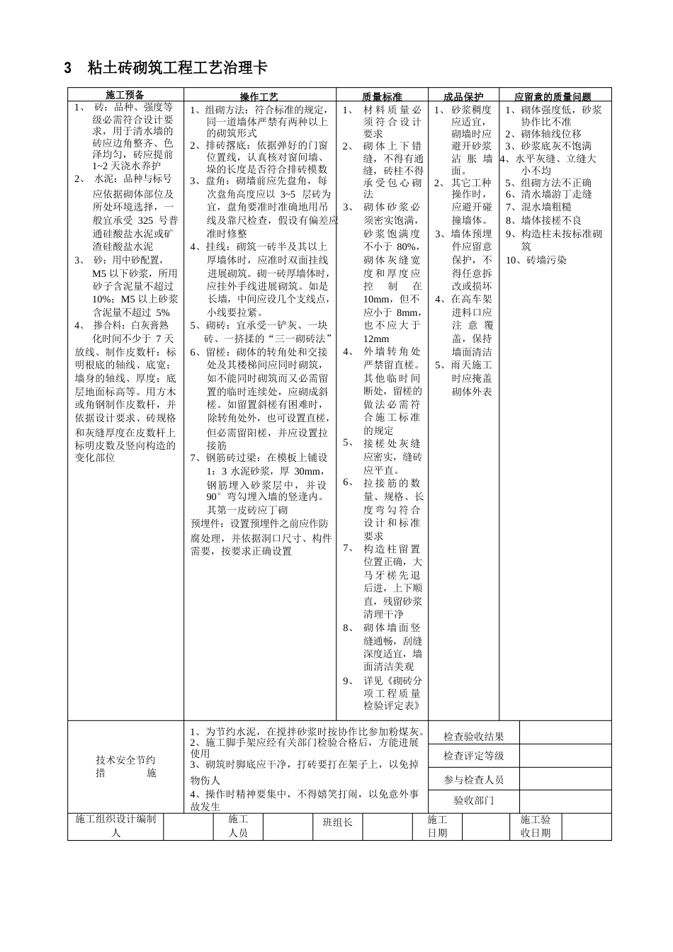 110-5粘土砖砌块工艺_第3页