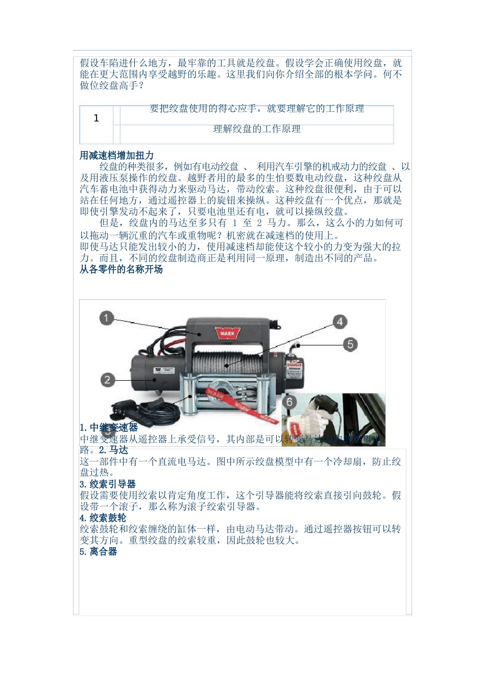 warn绞盘操作手册_第1页