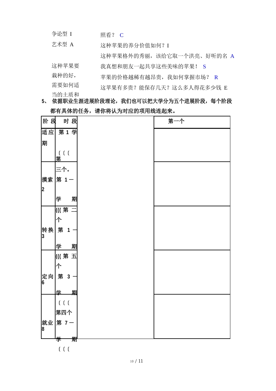 “大学生职业生涯规划”考试复习参考题(整理后)_第3页