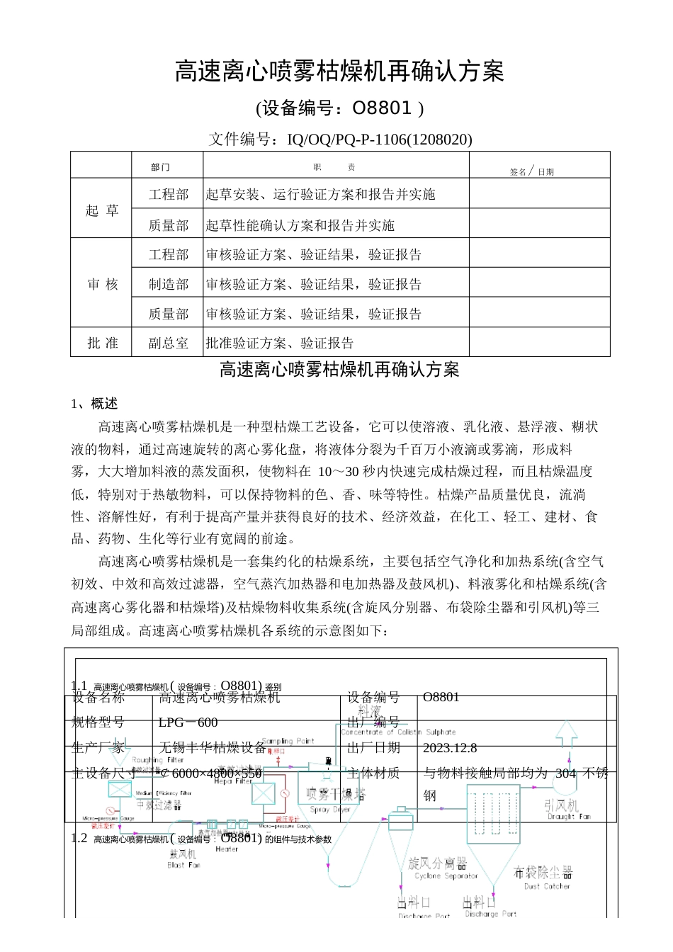 IQ-OQ-PQ-P106喷雾干燥机再确认方案_第2页