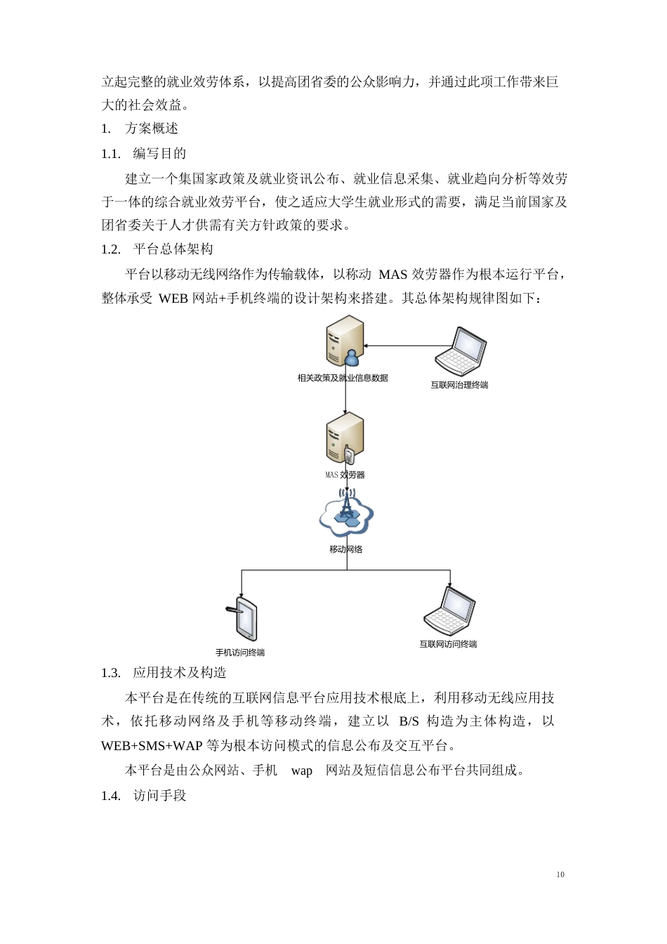 大学生就业信息服务平台项目方案_第3页