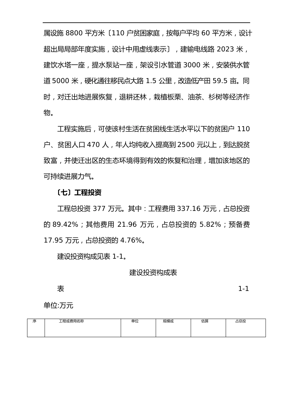 最新版易地扶贫搬迁项目可行性研究报告_第3页