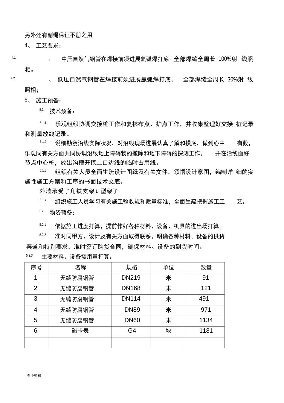 天然气工程施工组织方案(户内)_第3页