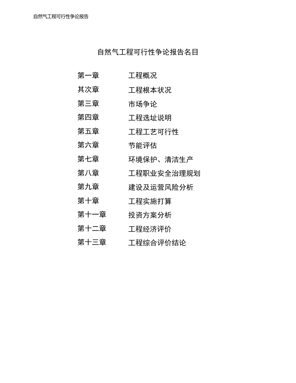天然气项目可行性研究报告(立项报告)_第3页