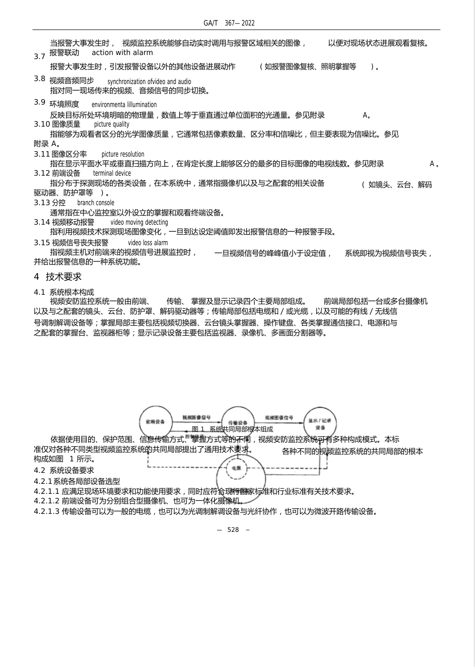 视频安防监控系统技术要求(GAT367—2022年)_第2页