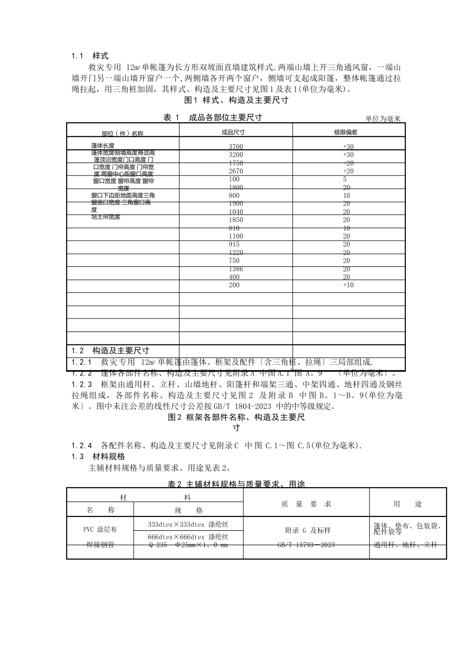 单帐篷技术标准_第1页