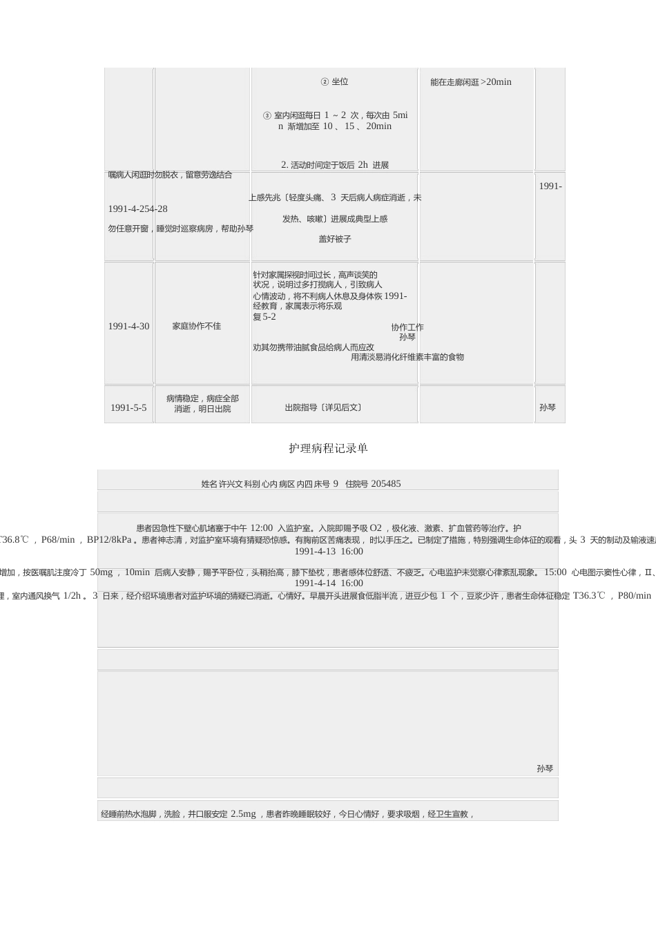 护理病历(护理计划单)_第3页