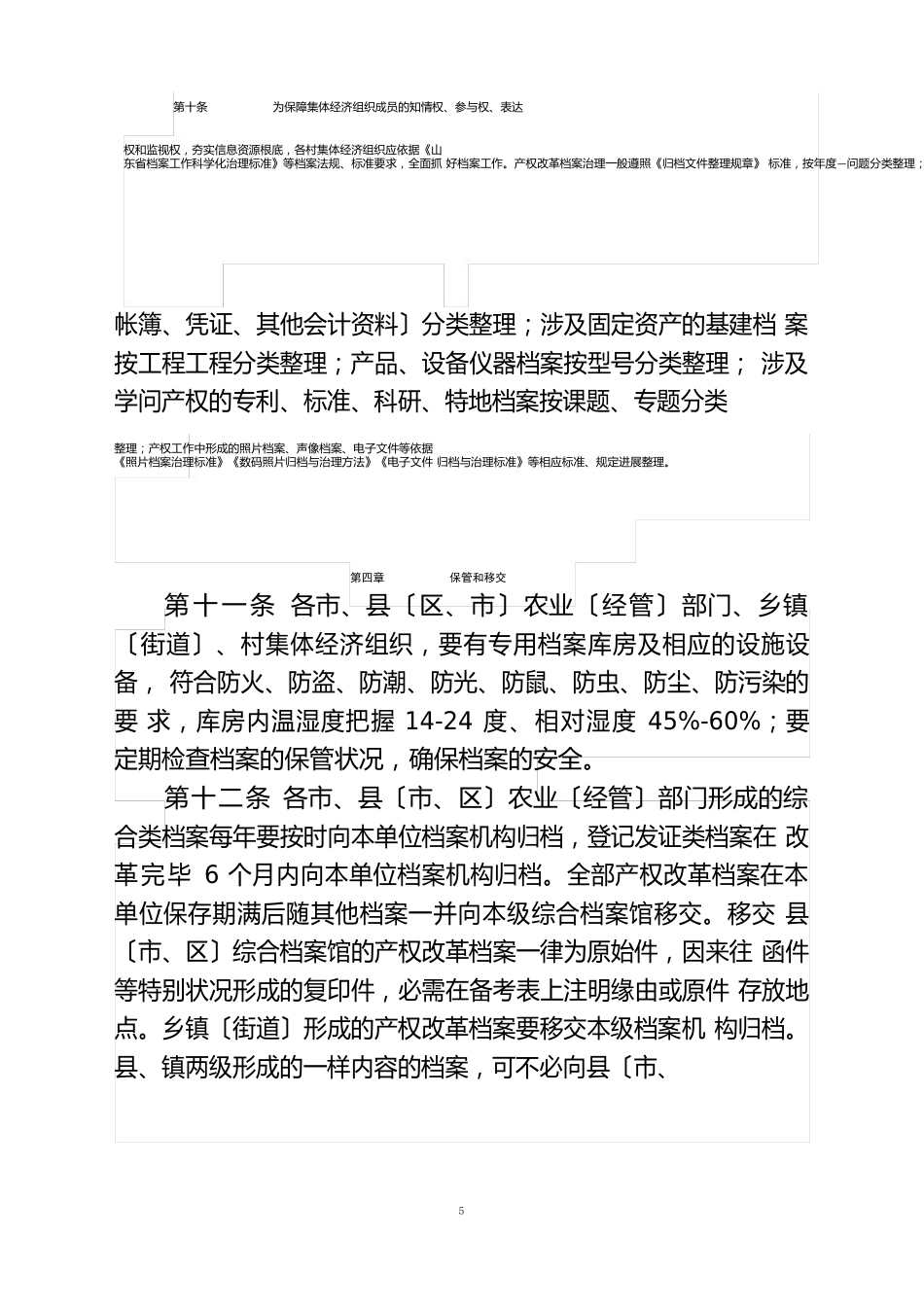 山东省农村集体产权制度改革档案管理办法_第3页