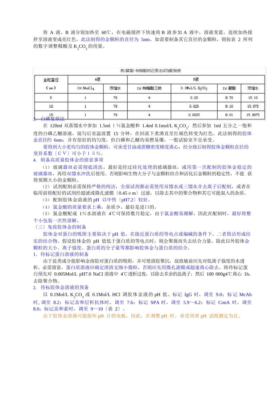 简明免疫胶体金技术流程_第2页