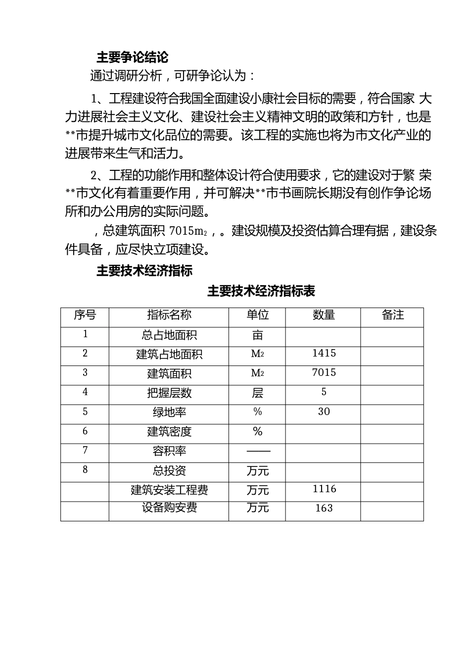 市美术馆建设项目项目建议书_第2页