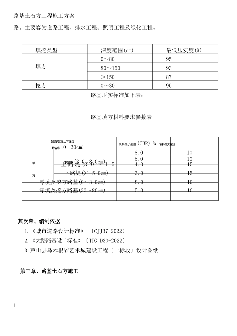 道路土石方施工方案_第2页