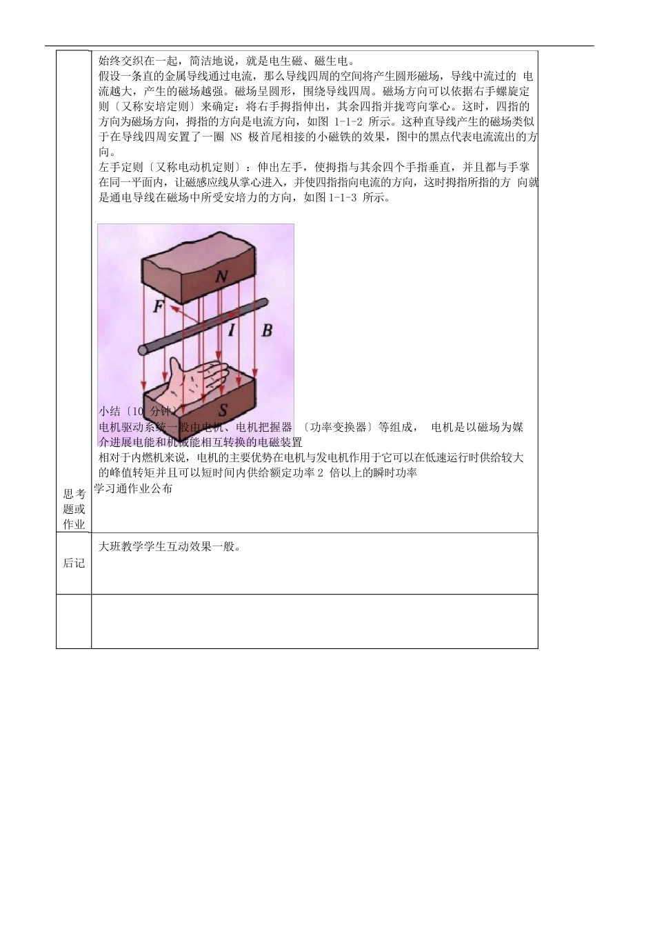 《新能源汽车驱动电机及传动技术》课程教案_第3页