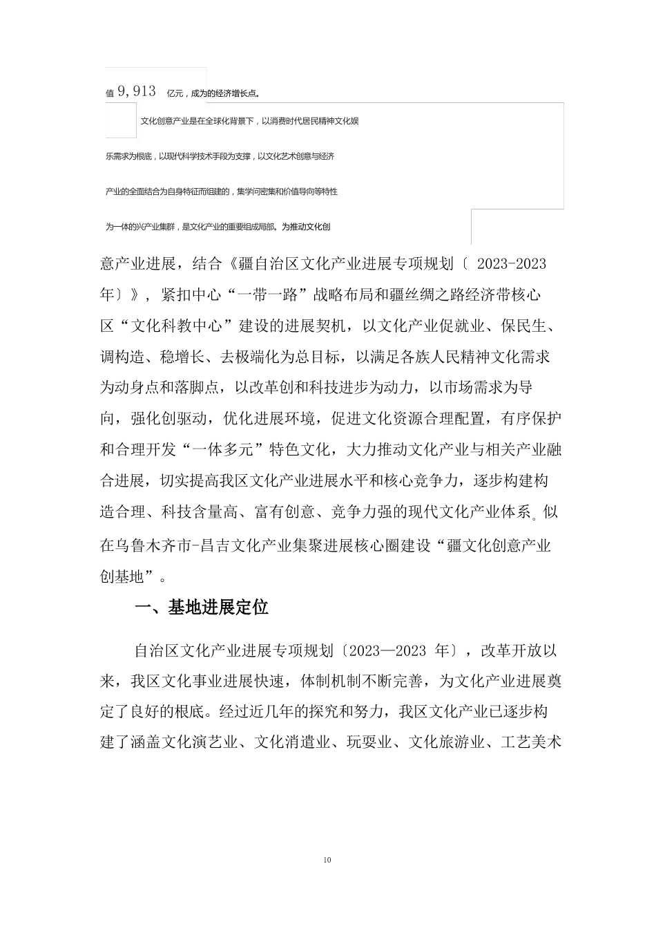 乌鲁木齐文化创意产业园区项目建议书_第2页