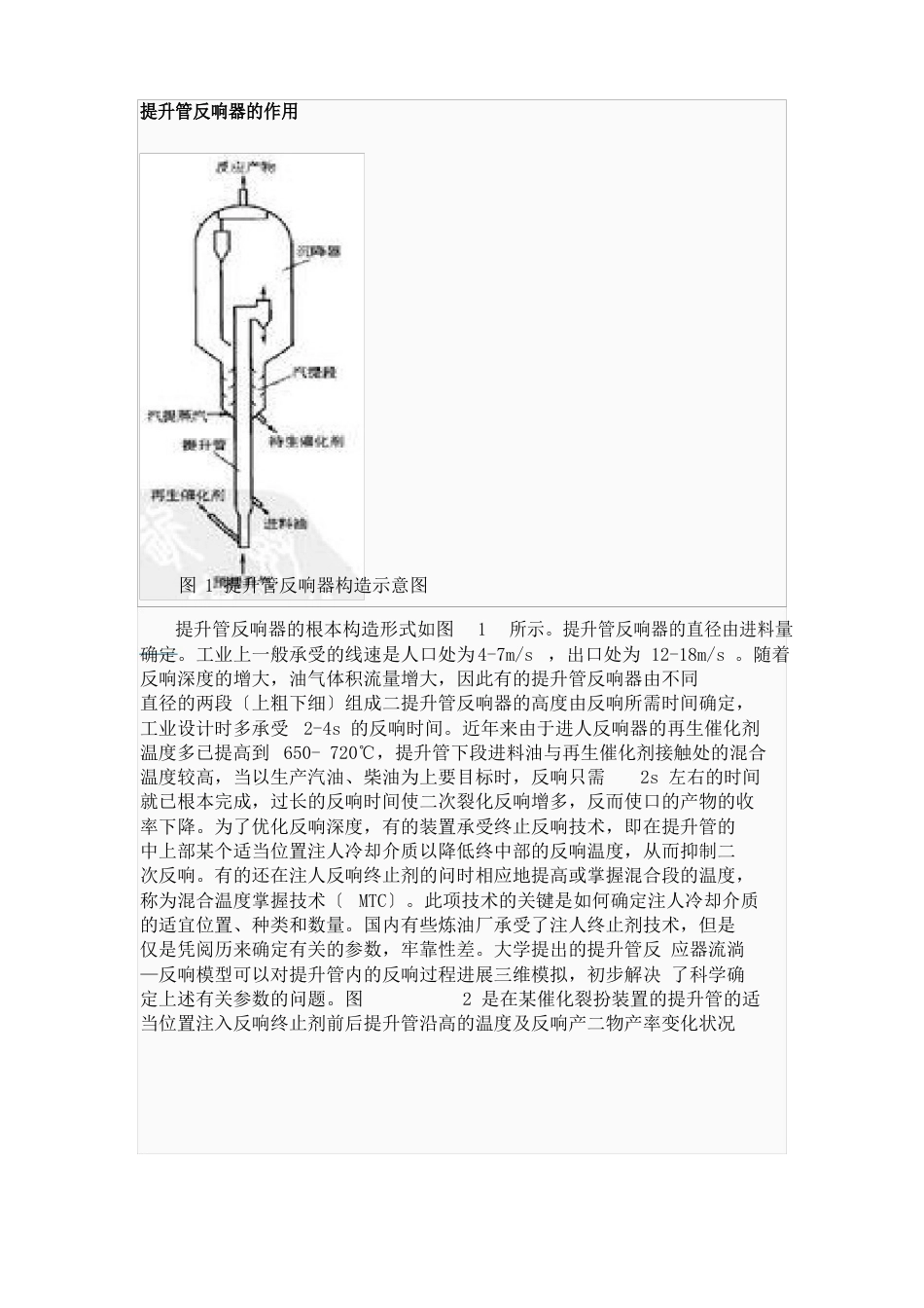 提升管反应器_第1页