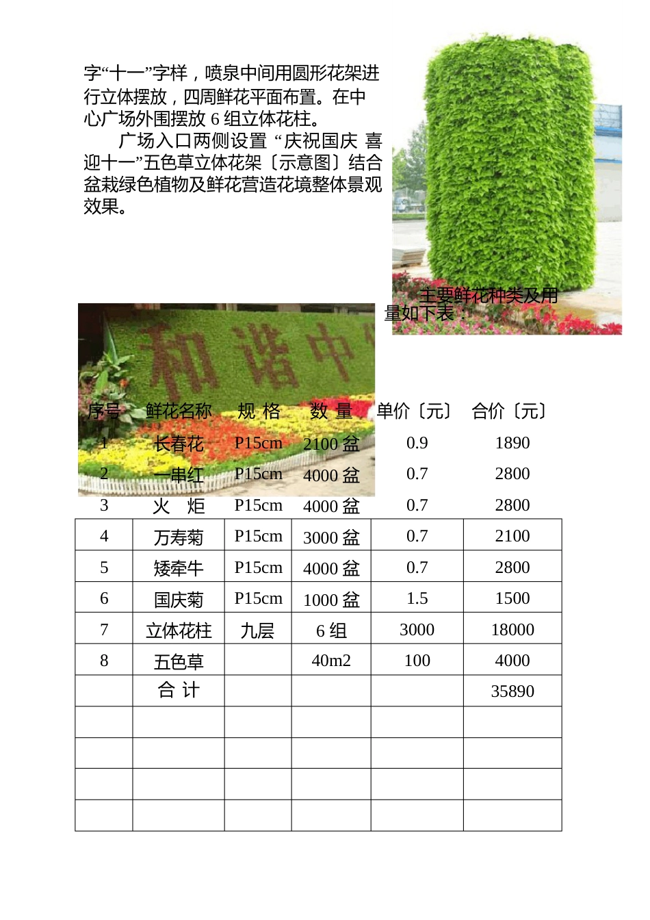 2023年国庆鲜花摆放方案_第2页