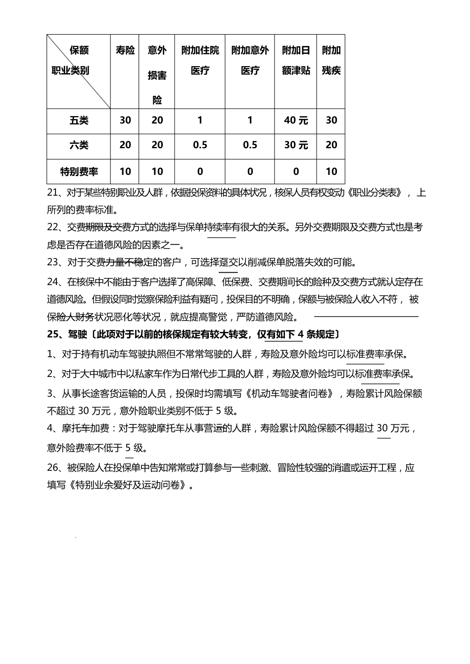 核保手册试题（含答案）_第3页