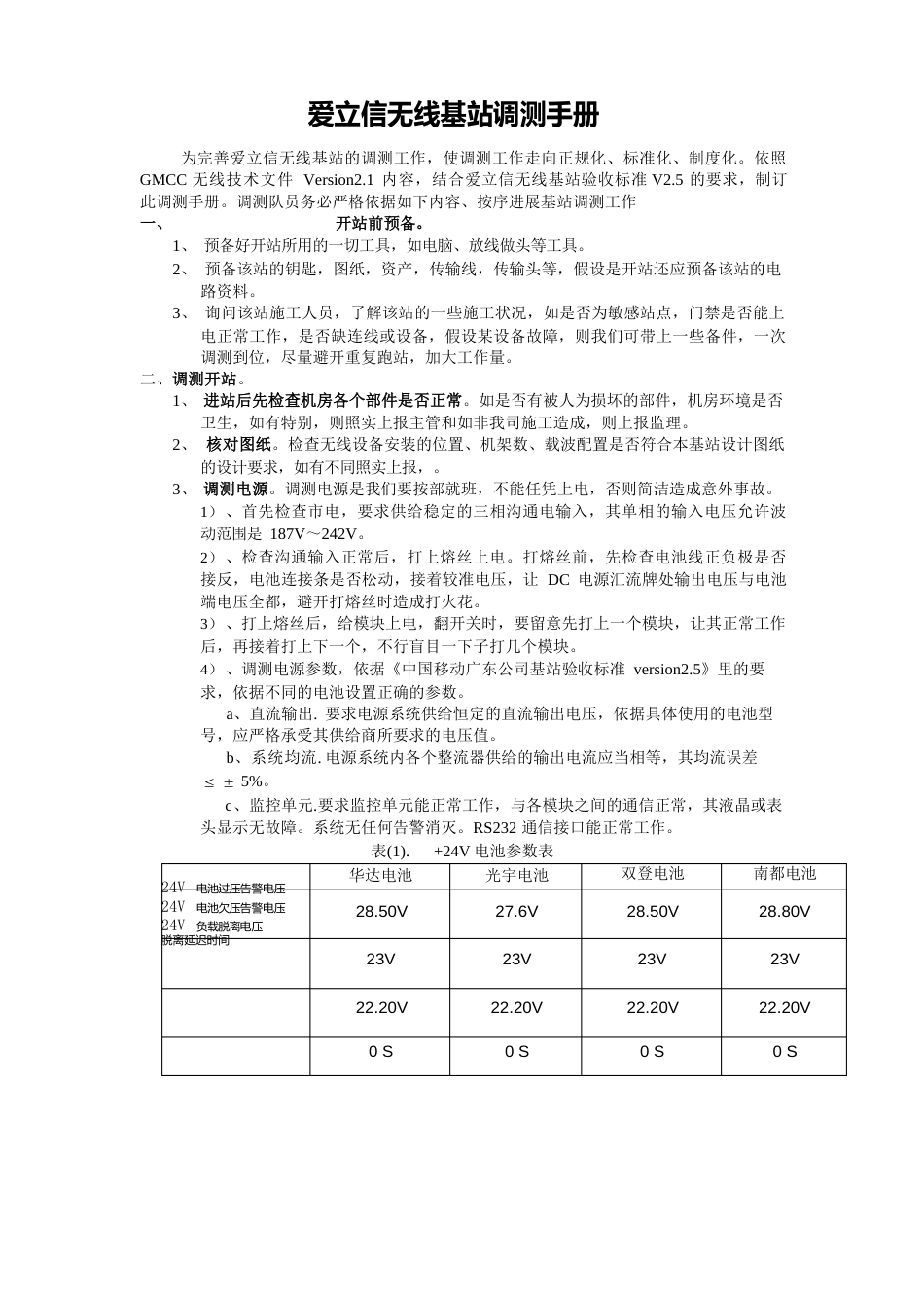 爱立信基站调测新手册_第1页