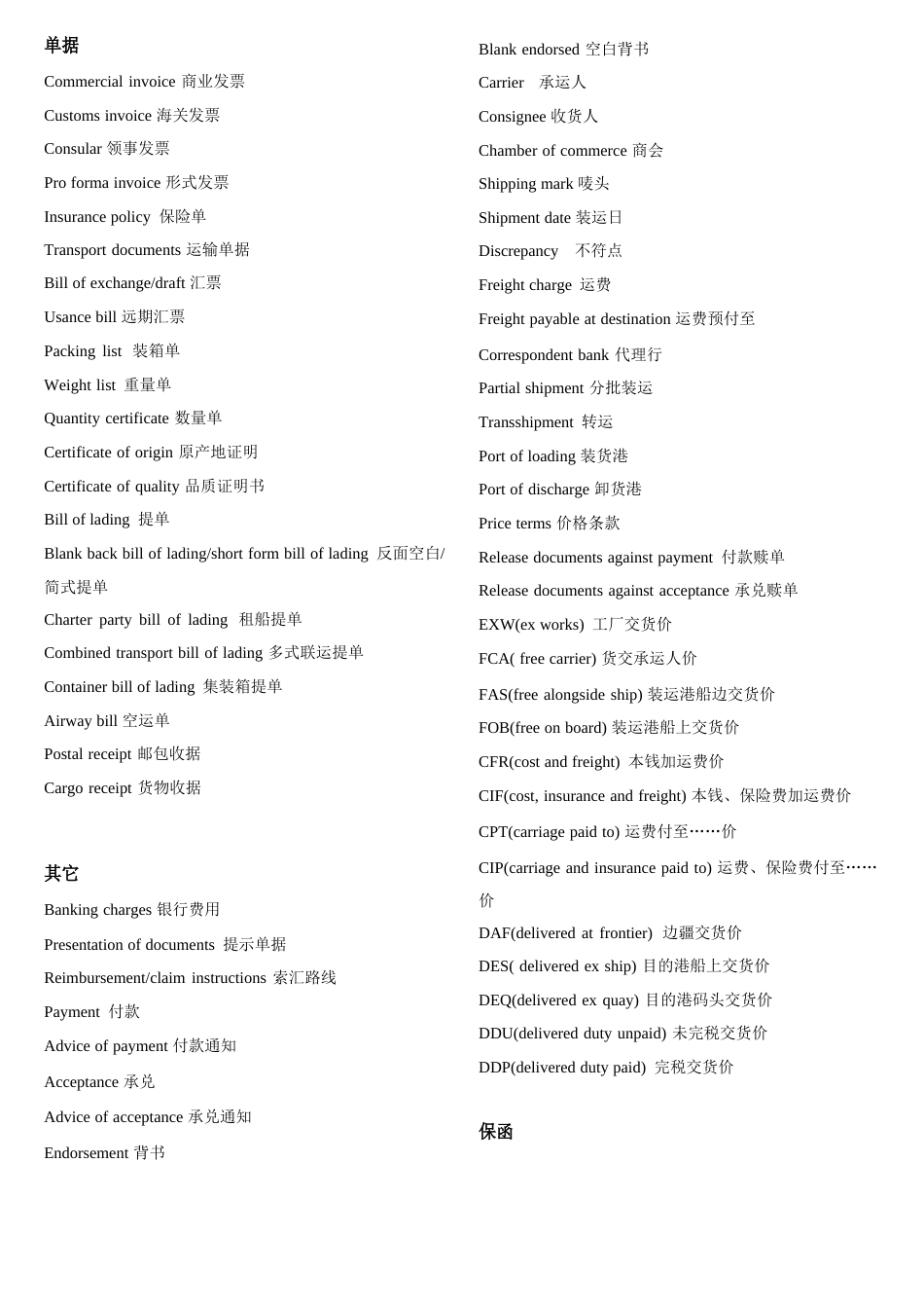 国际业务常用英语词汇_第2页