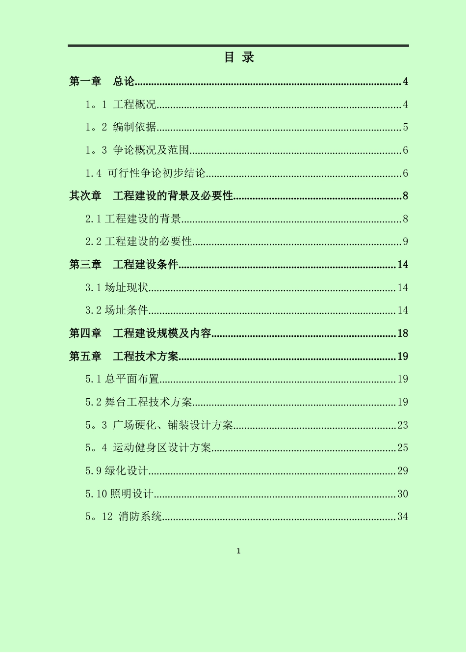 某地文化广场建设项目可行性研究报告_第1页