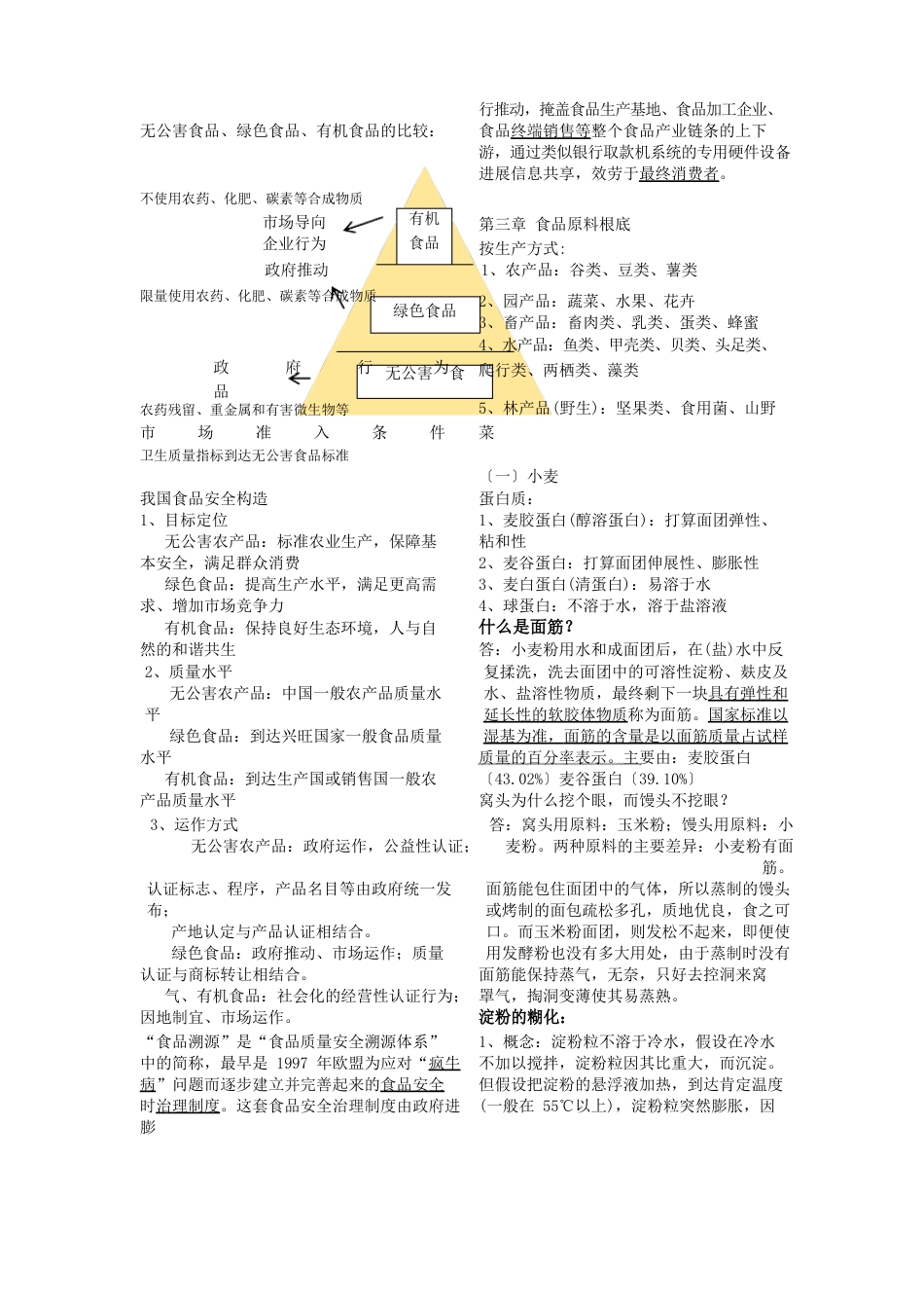 食品原料生产安全控制复习_第2页