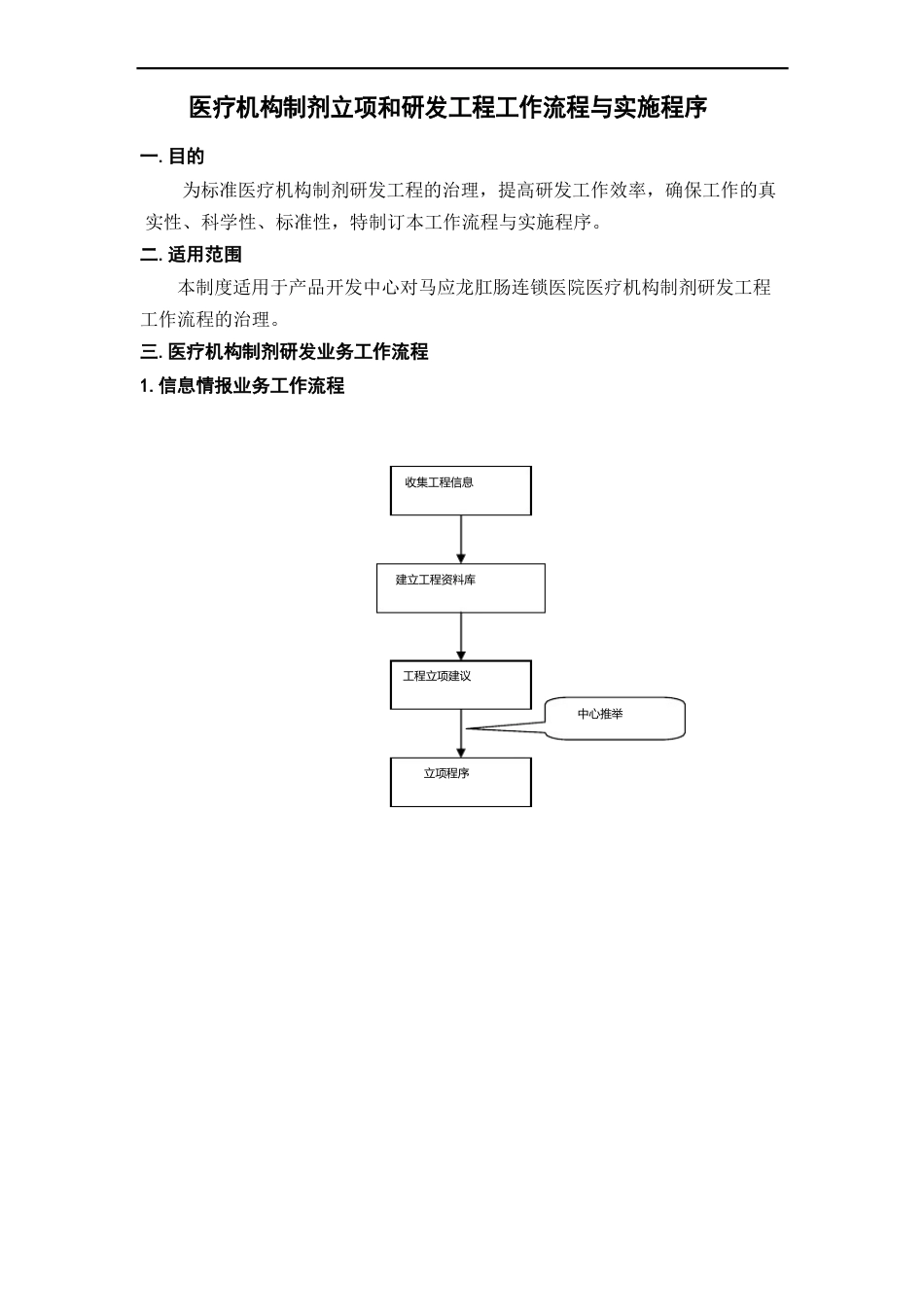 医疗机构制剂立项和研发项目工作流程与实施程序修改稿_第3页