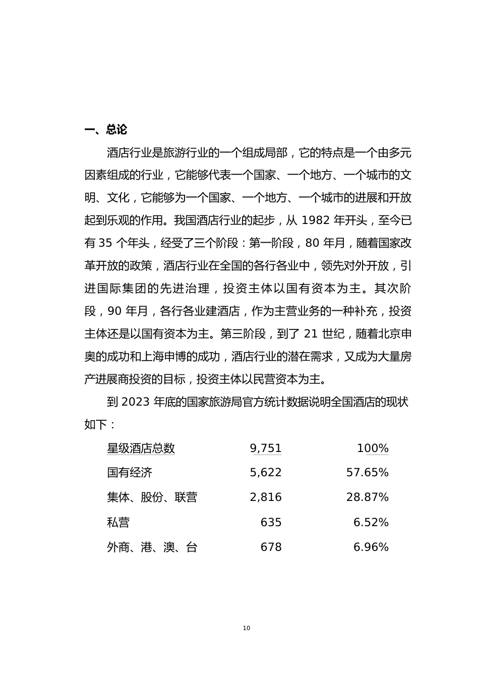 酒店投资项目可行性研究报告_第2页