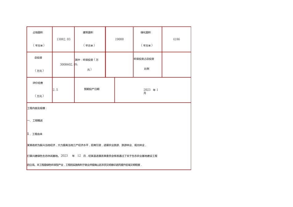 生态农业基地建设项目环境影响报告表_第2页