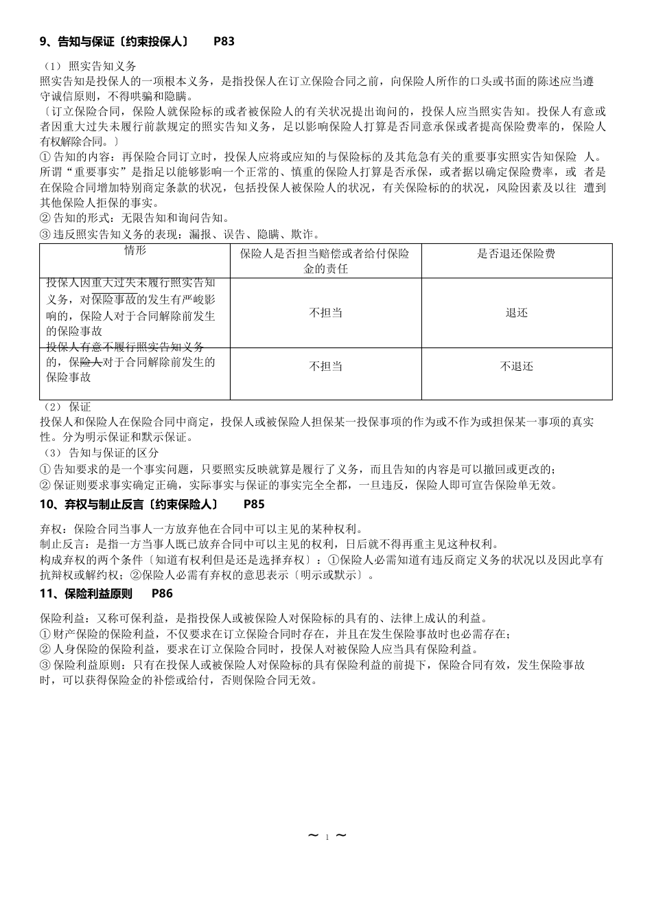 保险学知识点(涵盖名词解释、选择题、简答题、论述题、案例分析题)_第3页