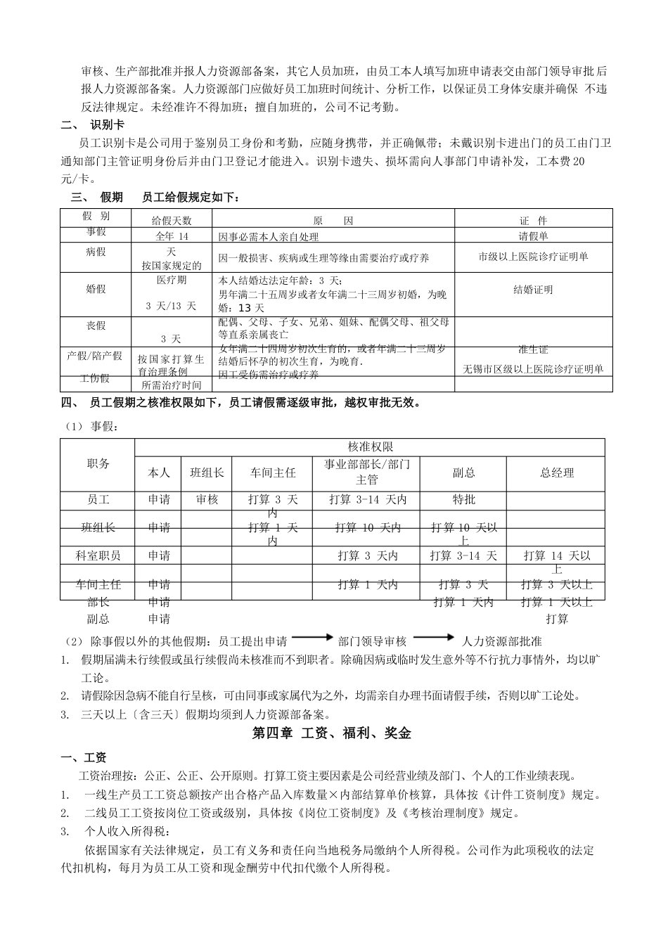 公司基本管理制度(员工手册)_第3页