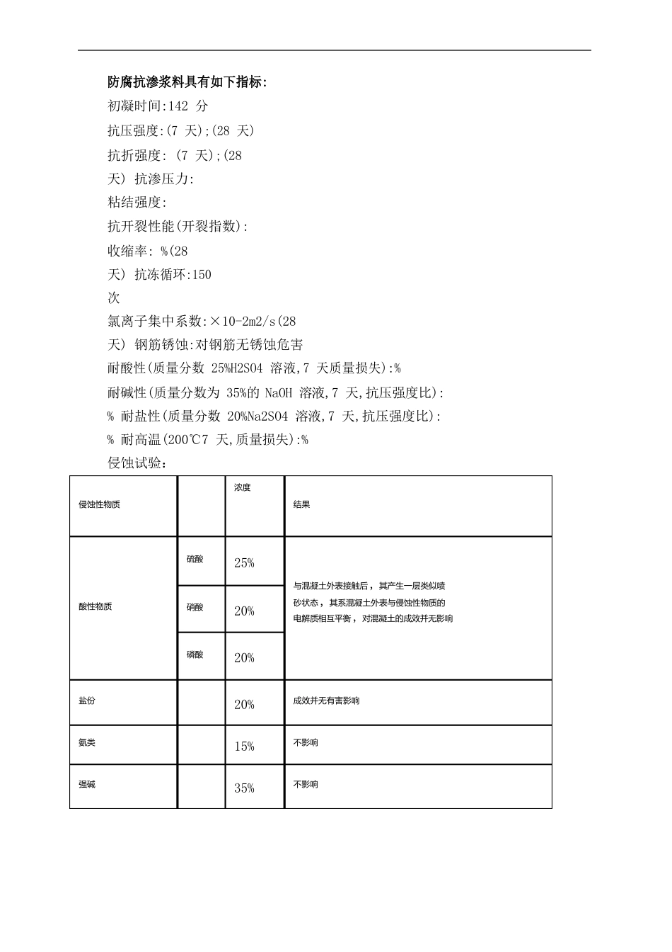 酸洗车间抗渗防腐施工方案_第3页