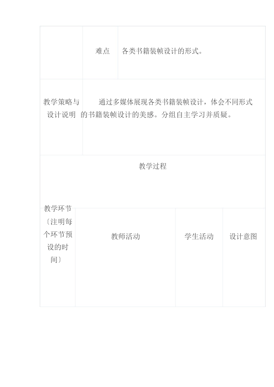 书林漫步教学设计微课视频教学反思教材分析学情分析教学课程设计教学重点_第3页
