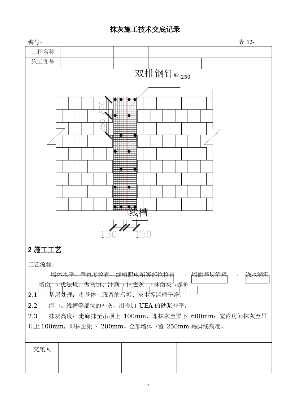 抹灰工程施工技术交底_第3页