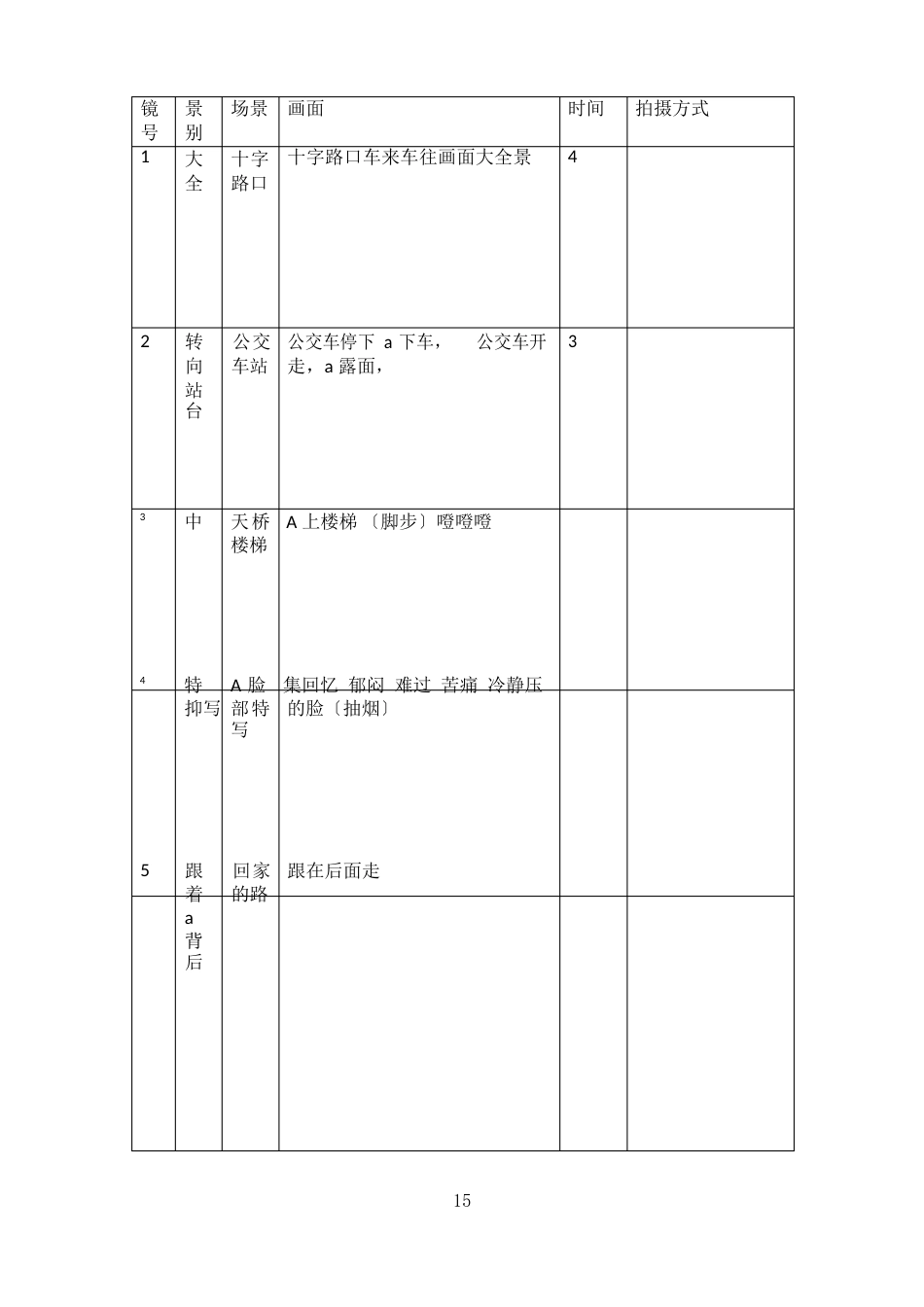 分镜头剧本表格_第3页