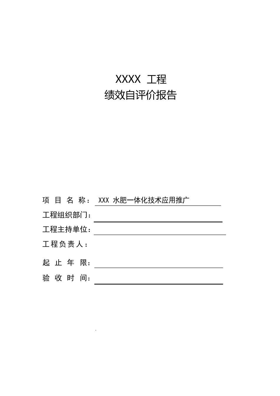 项目验收自评报告_第1页