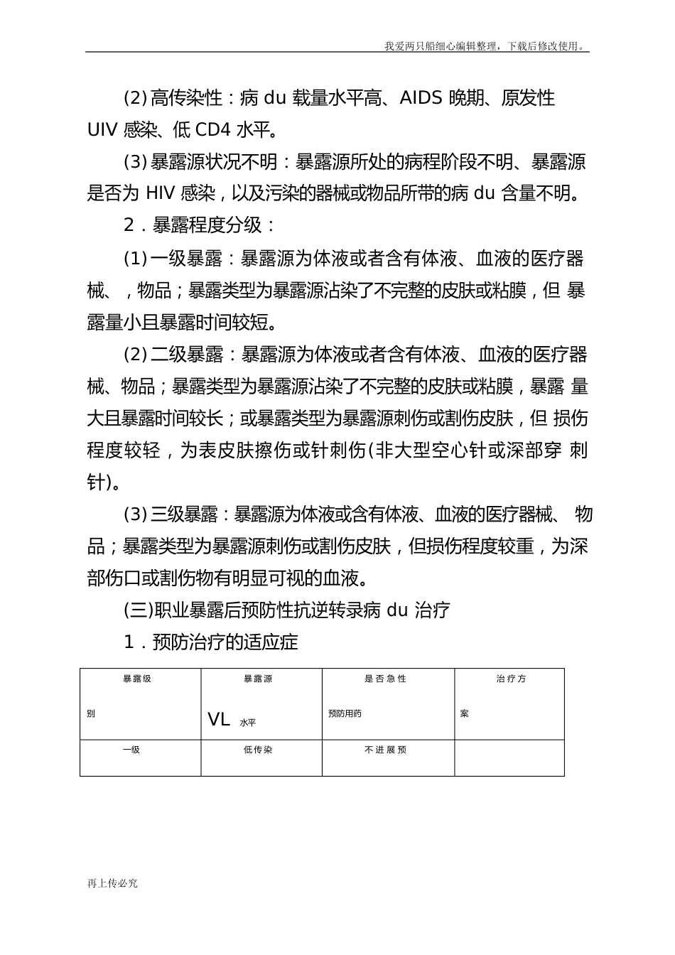 中西医结合医院工作人员血液体液暴露锐器伤及黏膜暴露处理预案_第2页