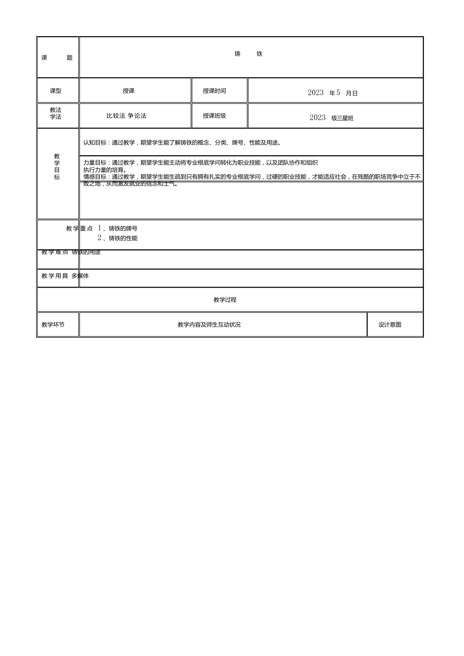 铸铁教案_第1页