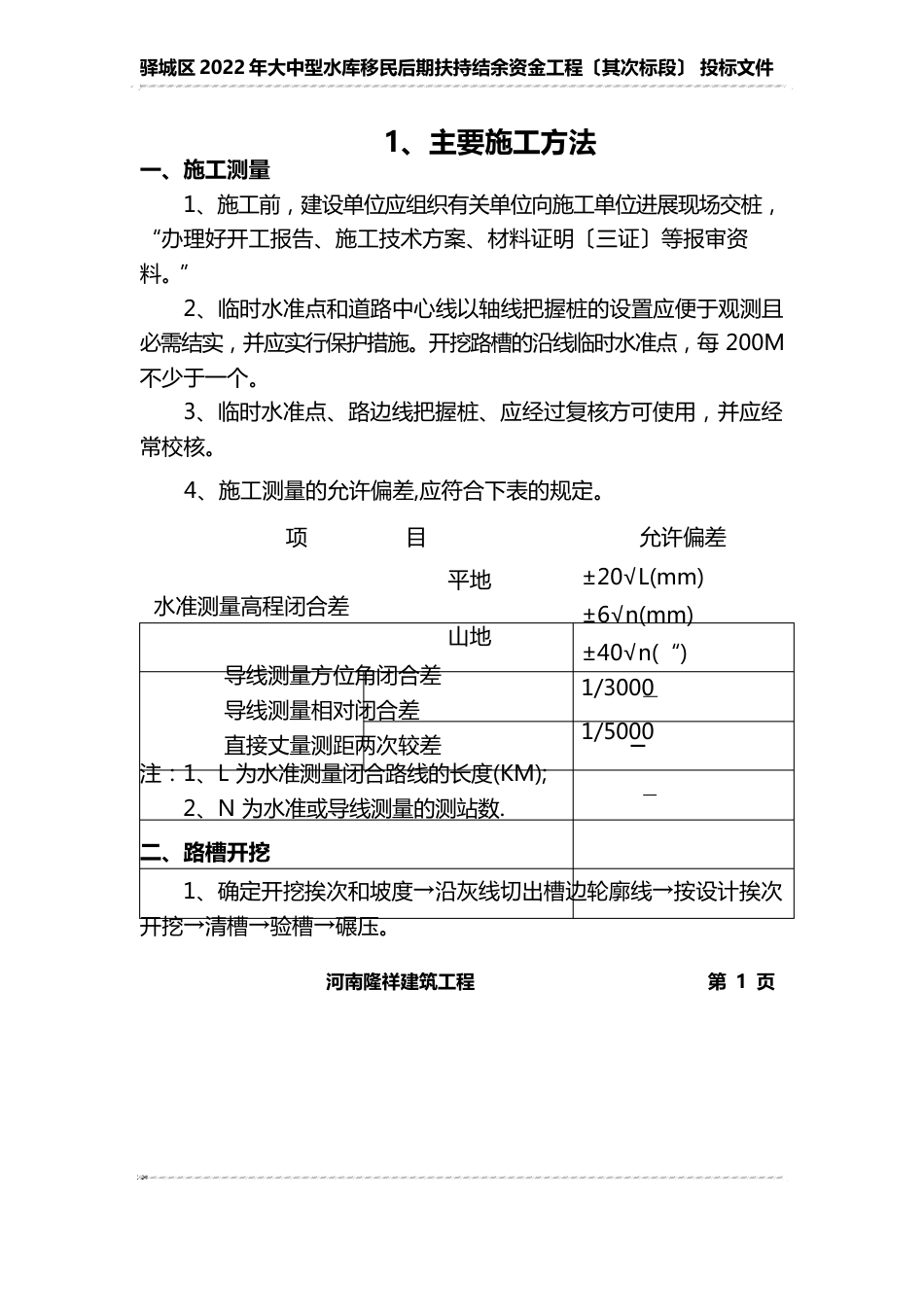 水泥路施工方案_第1页