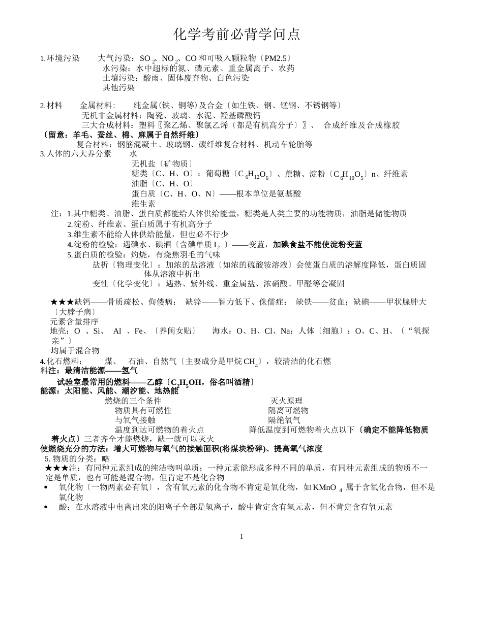 化学考前必背知识点_第1页