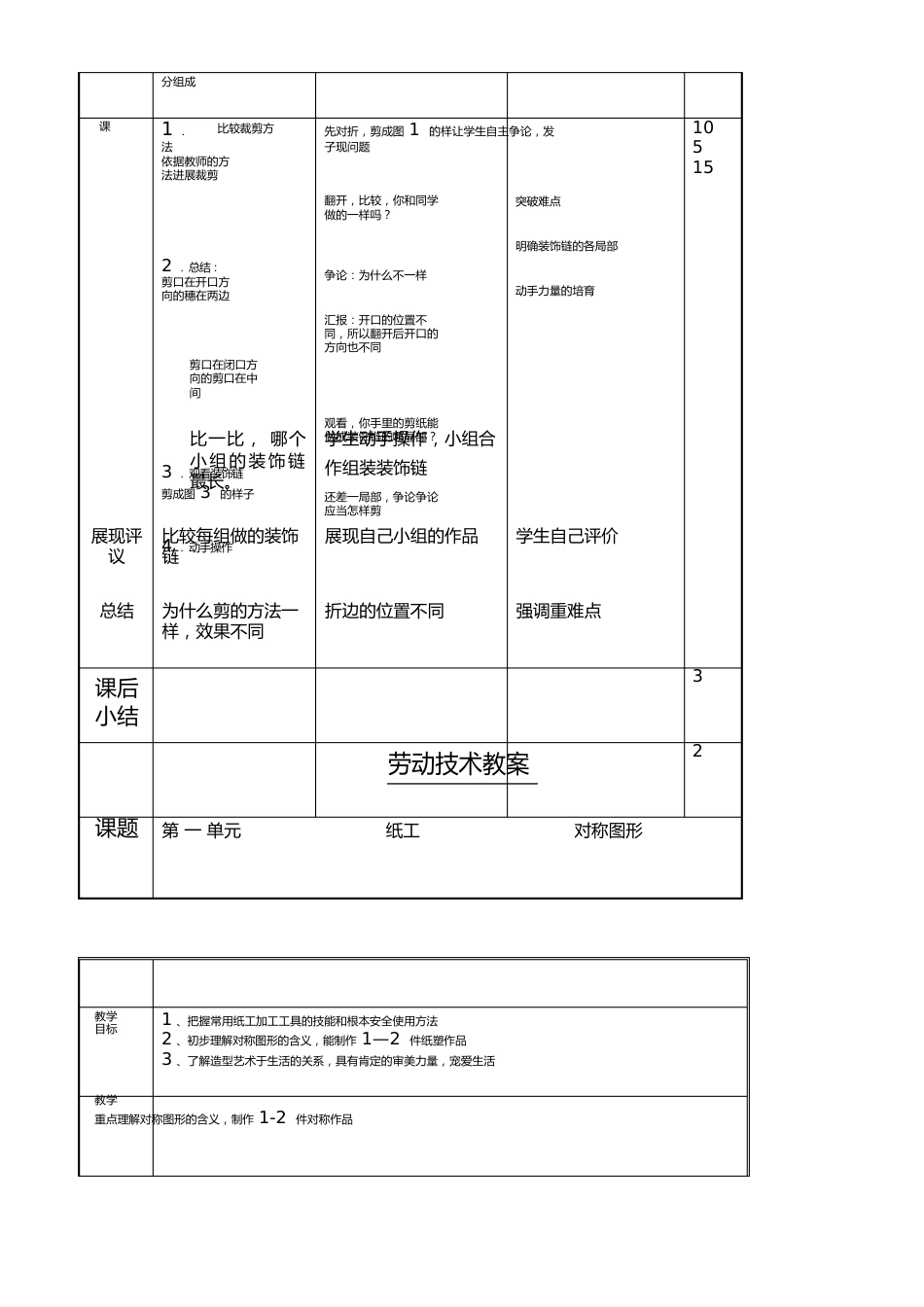 北京版三年级上劳动技术教案_第3页