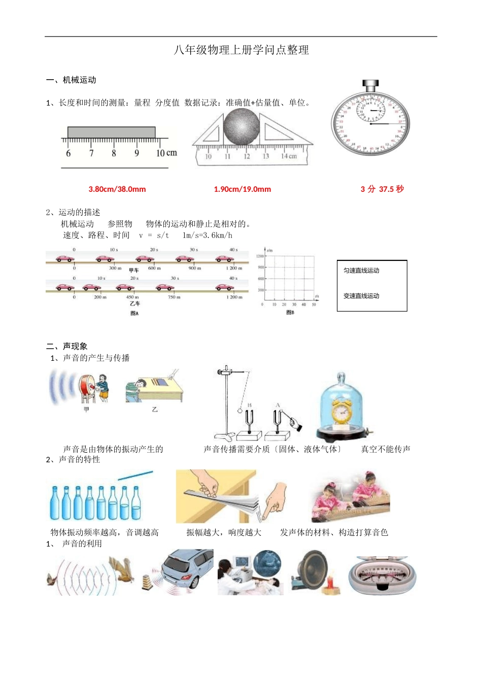 八年级物理上册知识点(图)_第1页