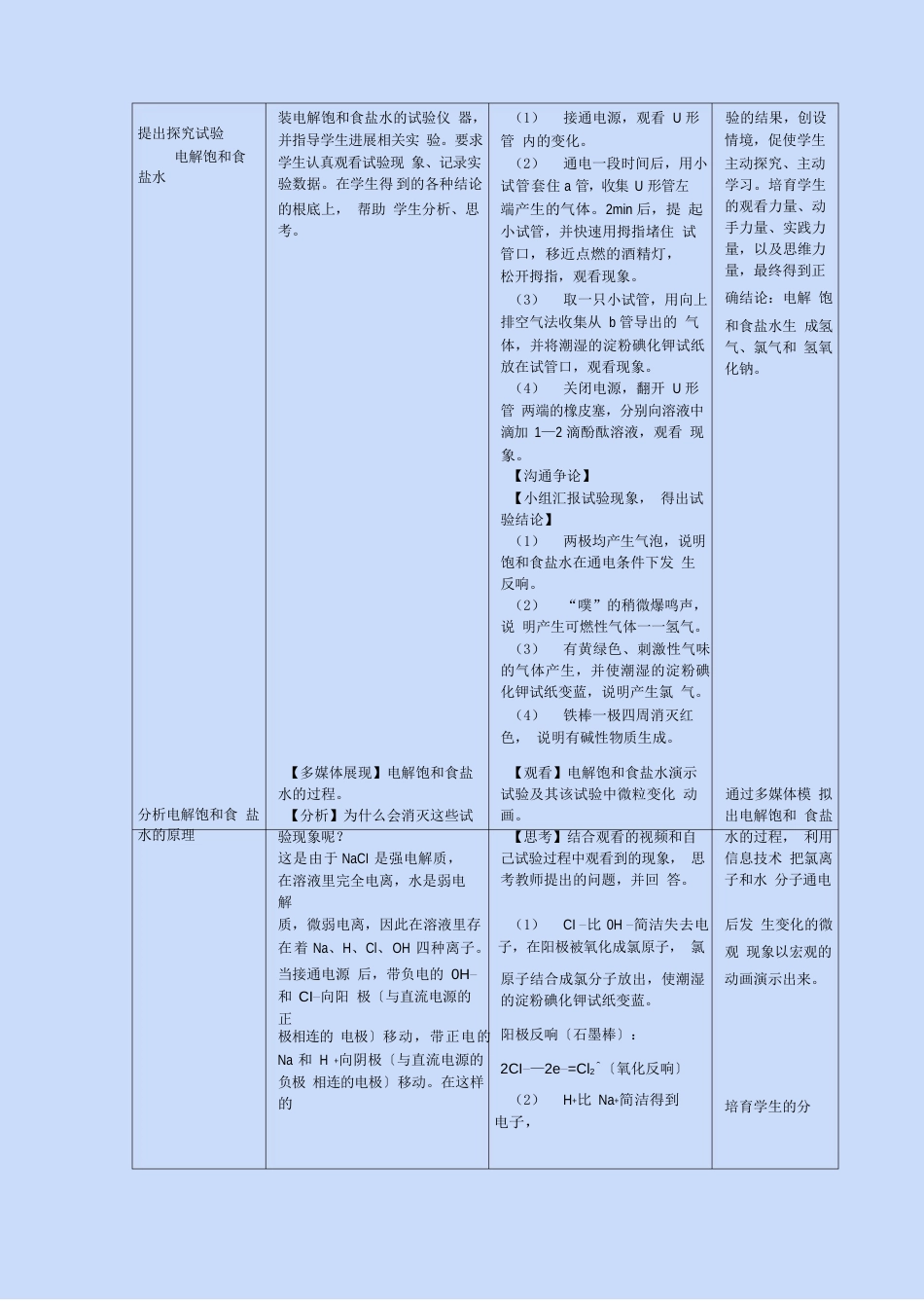 氯气的生产原理教案_第2页